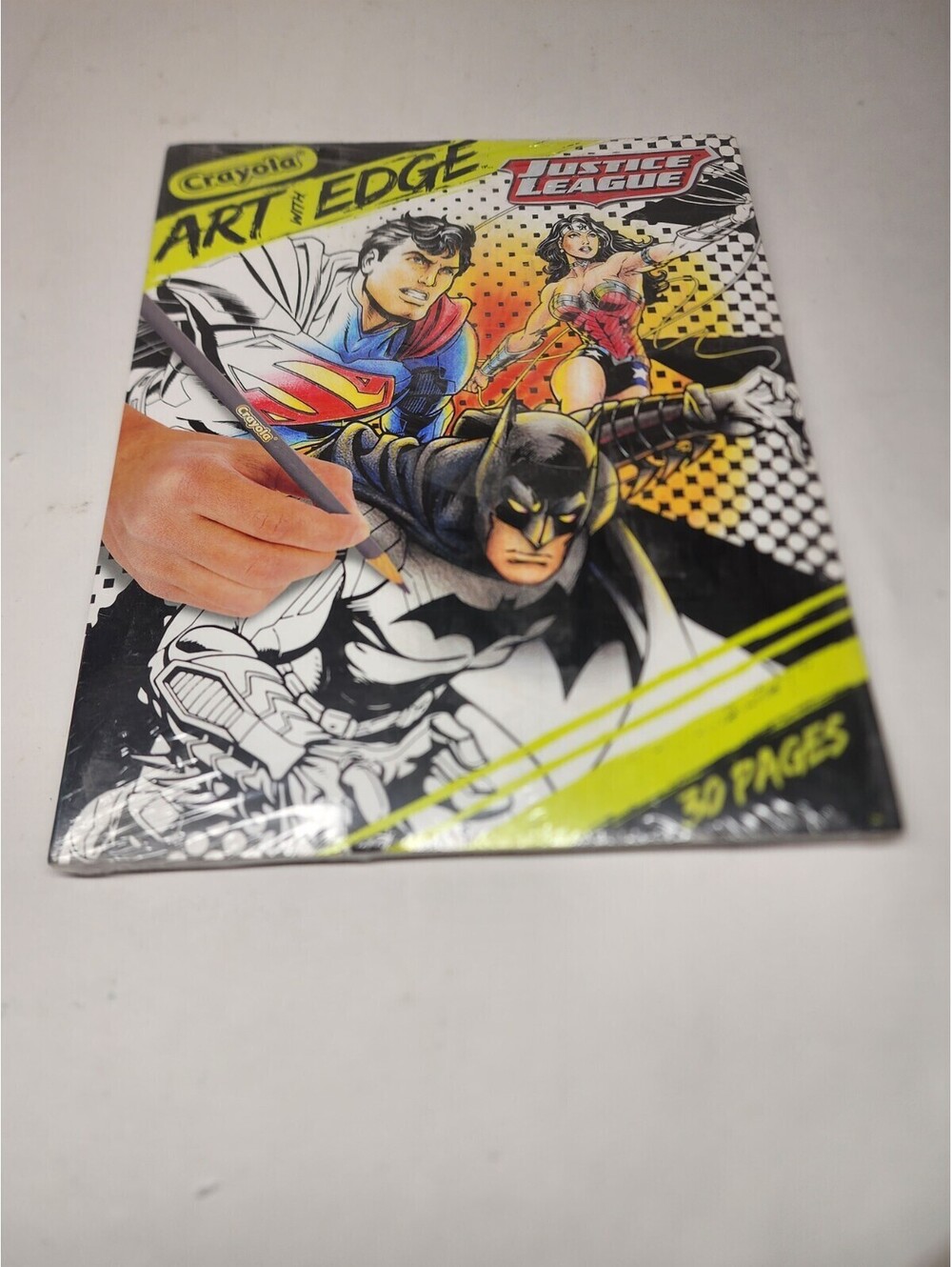 NEW Crayola Art with Edge Justice League 30 page Coloring Book